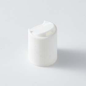 20/415 white PP ribbed disc top cap free sample