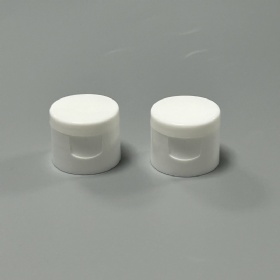 White PP plastic 20/410 smooth Flip top cap