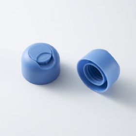 half round shape and double wall 20/410 plastic disc top cap